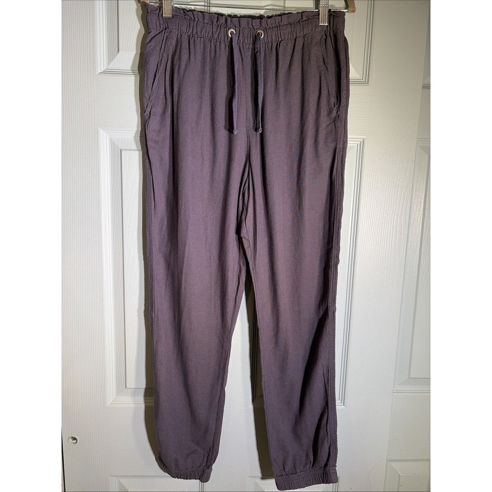 Social Standard by Sanctuary Ladies Linen Blend Elastic Waist /Leg Solstice Sz M